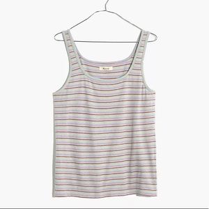 Madewell square neck tank top